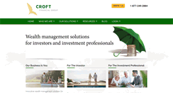 Desktop Screenshot of croftgroup.com