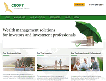Tablet Screenshot of croftgroup.com